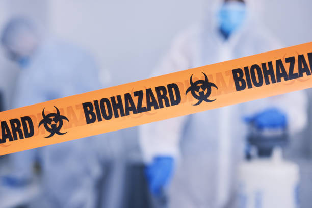 Professional Biohazard technician working in White Hall, AR